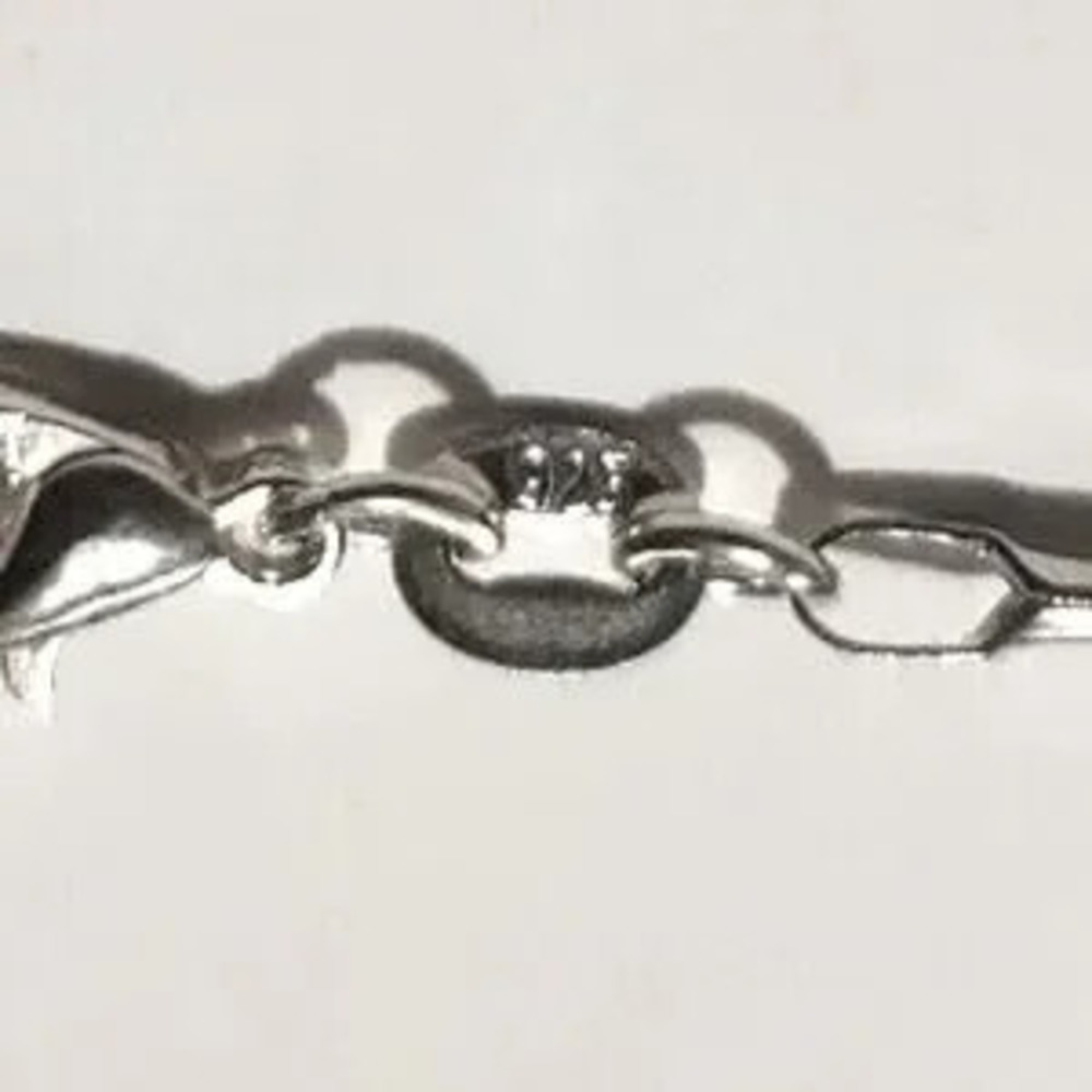 925 Sterling Silver Neckace Dumbbell Weightlifter Valentines Birthday Gift - NEW